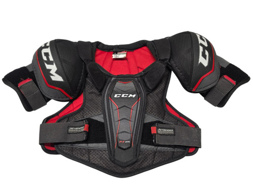 Vist Large View of Product Image Which is Used CCM Jetspeed FT370 Junior Hockey Shoulder Pads Large