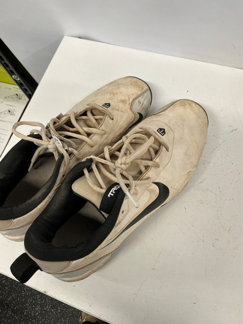 Vist Large View of Product Image Which is Used Nike ALPHA FASTFLEX BB/SB Cleats White Senior 10
