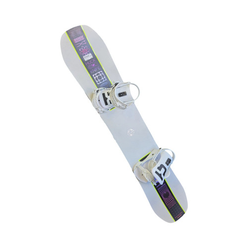 Vist Large View of Product Image Which is Used Salomon HUCK KNIFE 156W/UNION FORCE Mens Board/Bindings White 156 cm