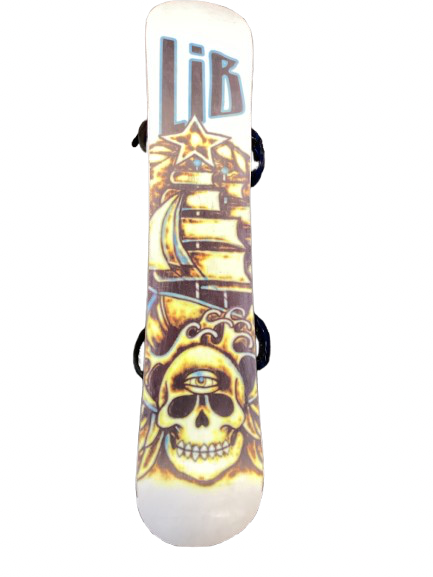 Vist Large View of Product Image Which is Used Lib Tech BANANA BLASTER Boys Snowboard Only Black 120 cm