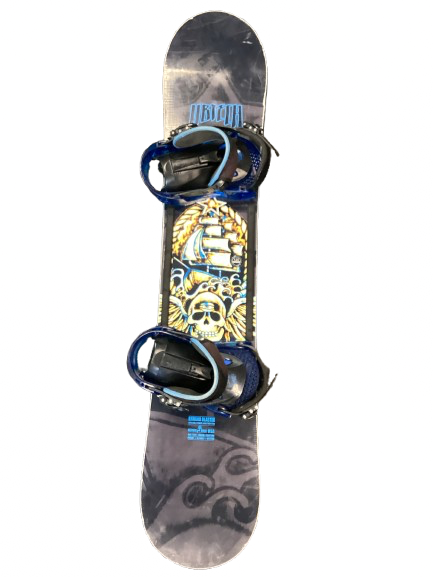 Vist Large View of Product Image Which is Used Lib Tech BANANA BLASTER Boys Snowboard Only Black 120 cm