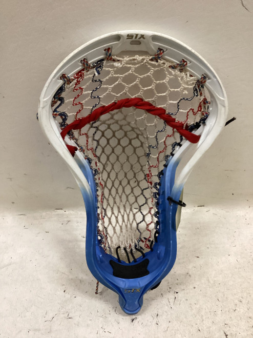 Vist Large View of Product Image Which is Used STX STALLION 1K Mens Lacrosse Head Carolina Blue And White