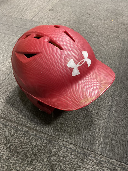 Vist Large View of Product Image Which is Used Under Armour UABH2-100 Batting Helmet No Mask Red SM