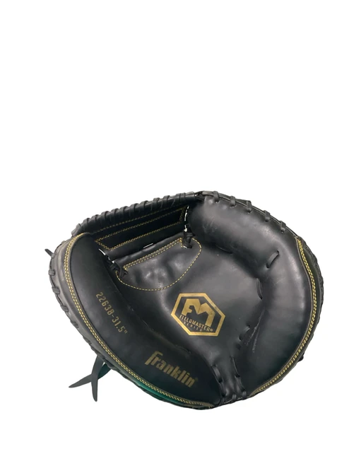 Vist Large View of Product Image Which is Used Franklin FIELD MASTER BB/SB Catchers RH Throw Black 31 1/2"
