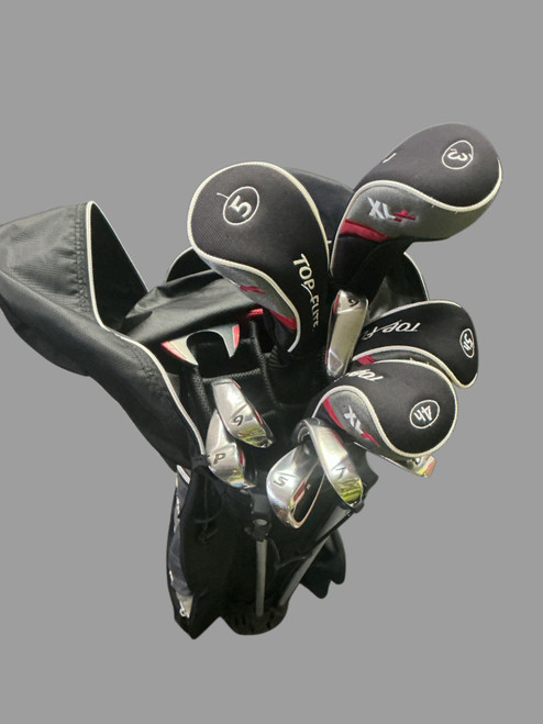 Vist Large View of Product Image Which is Used Top Flite TOP FLITE XL SET W/O DRIVER Mens Package Set RH Black 12 Piece