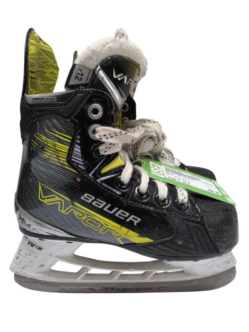 Vist Large View of Product Image Which is Used Bauer X4 Youth Hockey Skates Black Size 12 - View 1