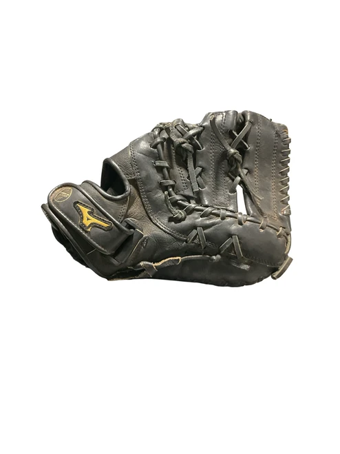 Vist Large View of Product Image Which is Used Mizuno POWER CLOSE 1ST BASE BB/SB Glove RH Throw Black 11"