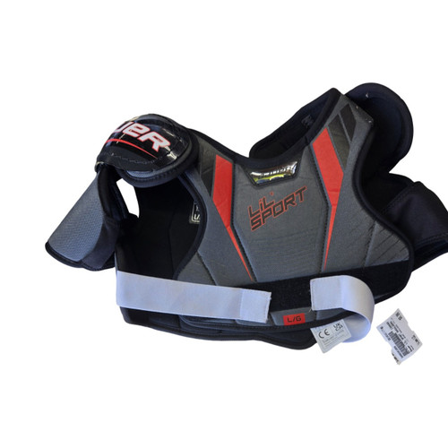Vist Large View of Product Image Which is Used Bauer LIL SPORT SHOULDERS YTH LG Youth Shoulder Pads LG