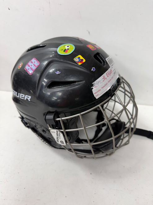 Vist Large View of Product Image Which is Used Bauer LIL SPORT Helmet Cage Combo Black XS