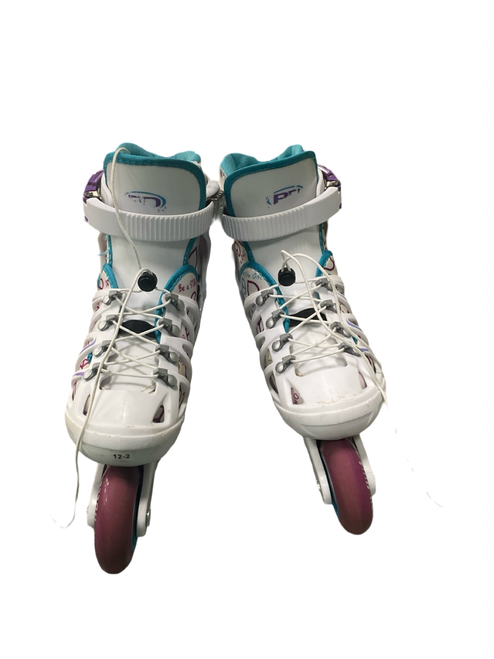 Vist Large View of Product Image Which is Used Stinger 5.2 Junior Rec Fitness Skates White Junior 01