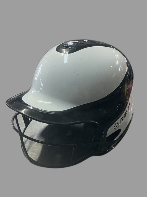 Vist Large View of Product Image Which is Used RIP-IT SB HELMET W MASK Batting Helmet w/Mask Purple One Size