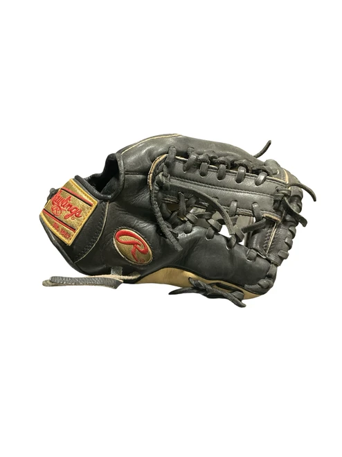 Vist Large View of Product Image Which is Used Rawlings GOLD GLOVE BB/SB Glove RH Throw Black 11 1/2"