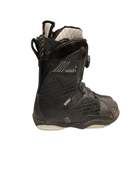Vist Large View of Product Image Which is Used Ride SASH BOA Womens Snowboard Boots Black Senior 8