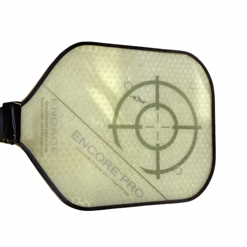 Vist Large View of Product Image Which is Used Engage ENCORE PRO Pickleball Racquet Yellow