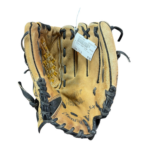 Vist Large View of Product Image Which is Used Mizuno POWER CLOSE BB/SB Glove RH Throw Brown 11 1/2"