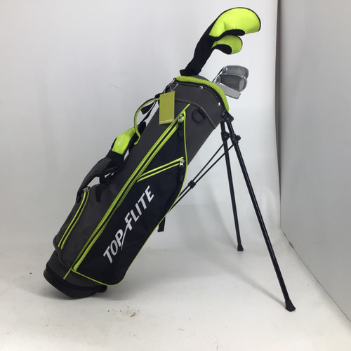 Vist Large View of Product Image Which is Used Top Flite BOYS 9-12 Y/O 7 PC RH Jr Package Set RH Black And Optic Yellow 7 Piece