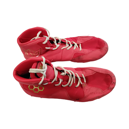 Vist Large View of Product Image Which is Used Rudis JB1 Wrestling Shoes Red Senior 11