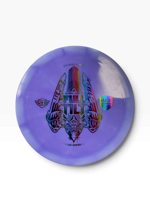 Vist Large View of Product Image Which is Used Discmania LUV VAPOR Disc Golf Driver Purple 174g