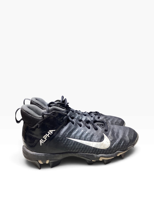 Vist Large View of Product Image Which is Used Nike ALPHA Jr FB Cleats Black Junior 02
