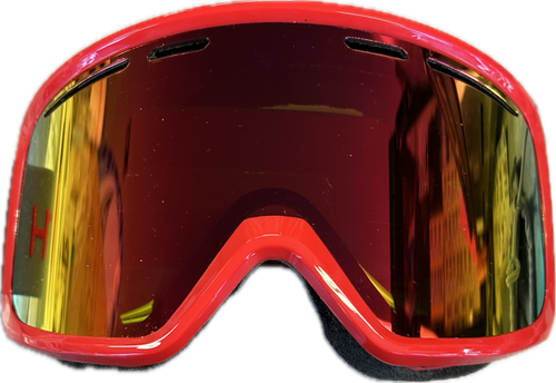 Vist Large View of Product Image Which is Used Smith Snow Goggles Adult Red