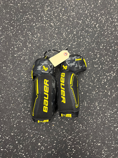 Vist Large View of Product Image Which is Used Bauer SUPREME MACH Youth Elbow Pads LG