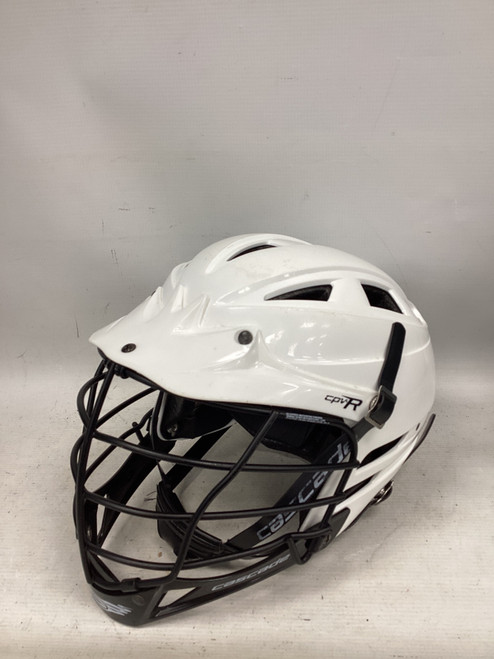 Vist Large View of Product Image Which is Used Cascade CPV-R HELMET Lacrosse Helmet White S/M