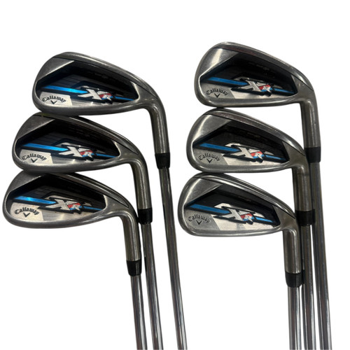 Vist Large View of Product Image Which is Used Callaway XR Mens Iron Set RH 5I-PW Regular Flex Steel