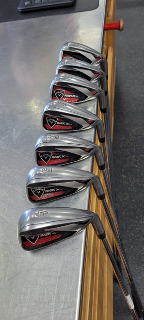 Vist Large View of Product Image Which is Used Callaway RAZR HL Mens Iron Set RH 4I-PW