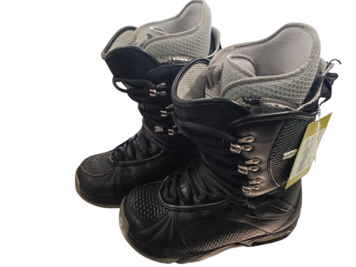 Vist Large View of Product Image Which is Used Burton SABBATH Mens Snowboard Boots Black Sz 9