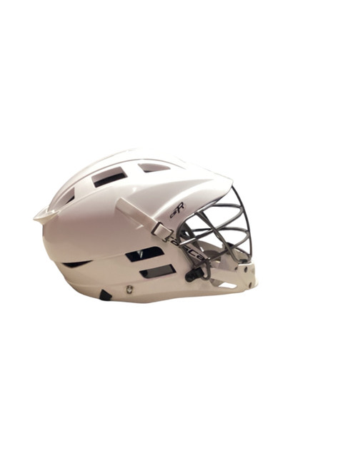 Vist Large View of Product Image Which is Used Cascade CS-R Lacrosse Helmet White One Size