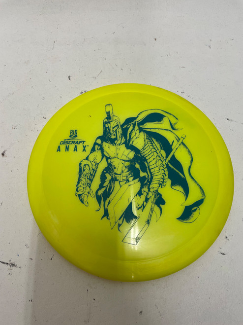 Vist Large View of Product Image Which is Used Discraft PAUL MCBETH SIGNATURE BIG Z ANAX Disc Golf Driver Optic Yellow
