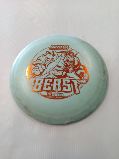 Vist Large View of Product Image Which is Used Innova DX BEAST Disc Golf Driver Navy Blue