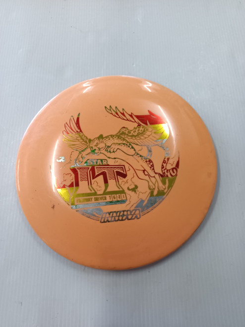 Vist Large View of Product Image Which is Used Innova STAR IT Disc Golf Driver Orange