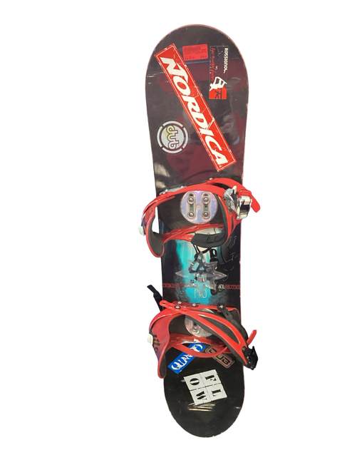 Vist Large View of Product Image Which is Used Rossignol MINI PRO 120 Boys Board/Binding Black 120 cm