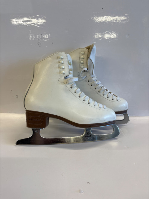 Vist Large View of Product Image Which is Used Jackson ARTISTE FIGURE SKATES WomensFigure Skate White Senior 7