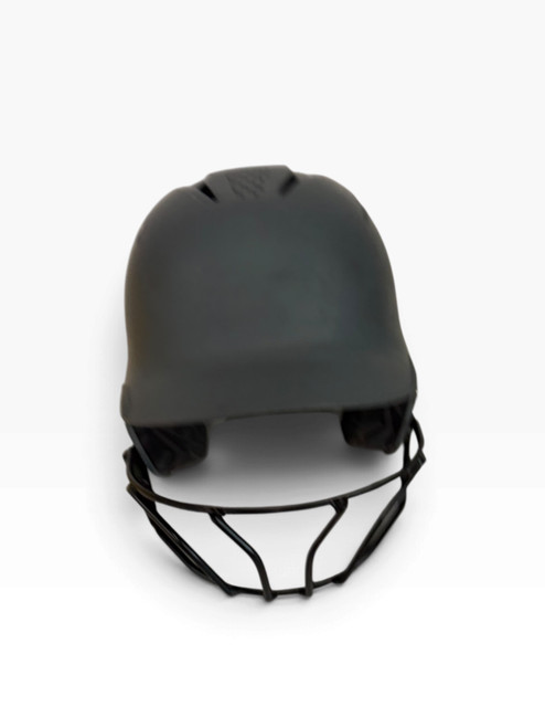 Vist Large View of Product Image Which is Used Evoshield Batting Helmet w/Mask Grey SM