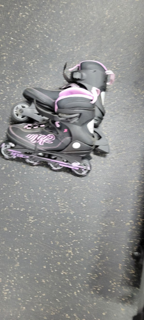 Vist Large View of Product Image Which is Used K2 ABEC 5 11 Senior Rec Fitness Skates Black Senior 11