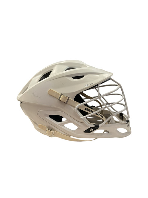 Vist Large View of Product Image Which is Used Warrior BURN BOA Lacrosse Helmet White One Size