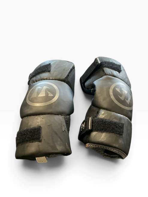 Vist Large View of Product Image Which is Used Warrior BURN NEXT Lacrosse Arm Pads/Guards Black MD