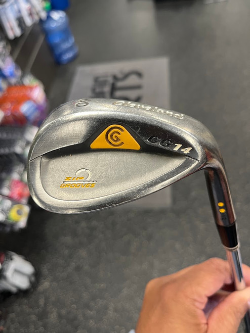 Vist Large View of Product Image Which is Used Cleveland CG14 Golf Wedge Mens RH 60 Degree