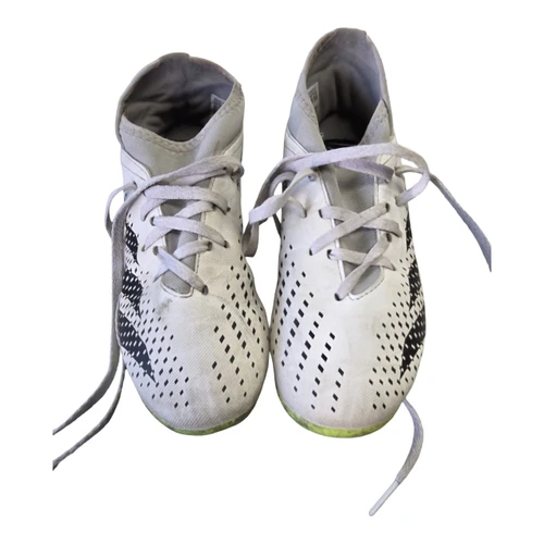 Vist Large View of Product Image Which is Used Adidas ADIDAS SOCCER CLEAT SZ2.5 Soccer Cleats White Junior 02.5