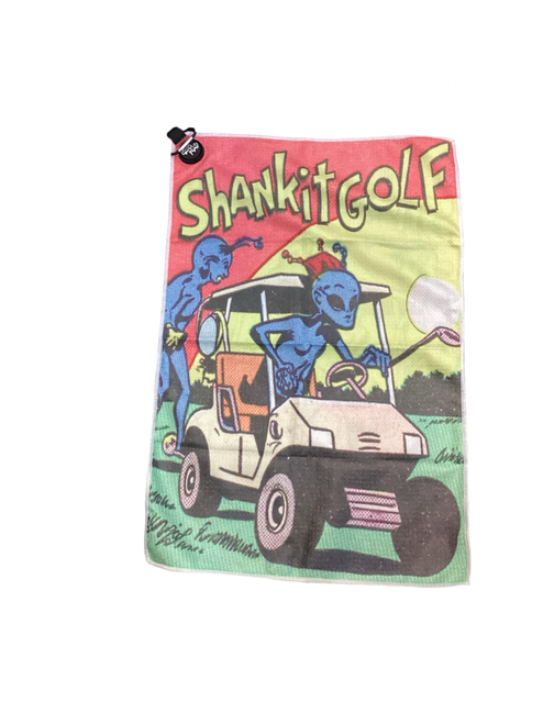 Vist Large View of Product Image Which is New Reto Comic Alien towel