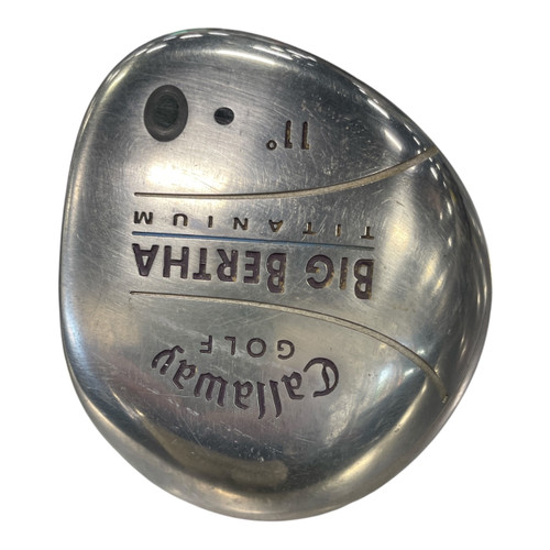 Vist Large View of Product Image Which is Used Callaway Big Bertha Titanium Womens Driver Right Handed 11.0 Degree Graphite, bottom / sole view