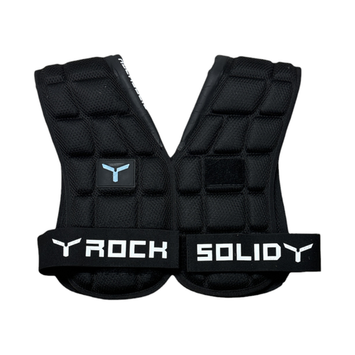 Vist Large View of Product Image Which is Used ROCKSOLID SOFT PADS Football Shoulder Pads Black XS