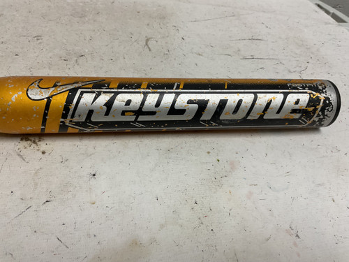 Vist Large View of Product Image Which is Used Nike KEYSTONE BB/SB Fastpitch Bat Gold 31"