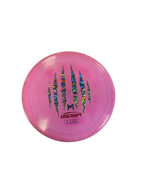 Vist Large View of Product Image Which is Used Discraft ESP ZEUS Disc Golf Driver Pink