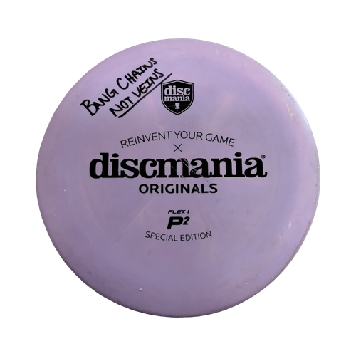 Vist Large View of Product Image Which is Used Discmania ORIGINALS FLEX 1 P2 Disc Golf Putter Purple 176g