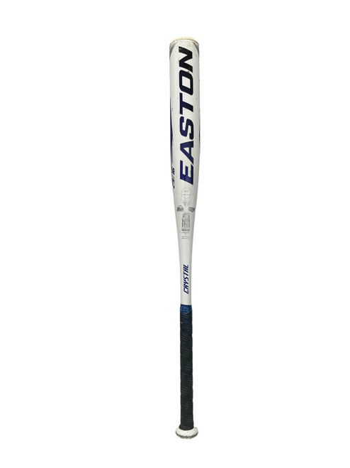 Vist Large View of Product Image Which is Used Easton CRYSTAL FP22CRY BB/SB Fastpitch Bat White 29"