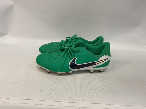 Vist Large View of Product Image Which is Used Nike Soccer Cleats Green Junior 04.5