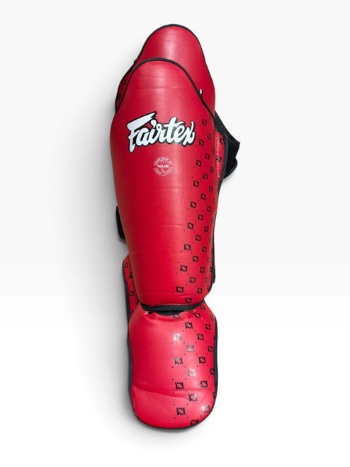 Vist Large View of Product Image Which is Used Martial Arts Shin Pads Red SM